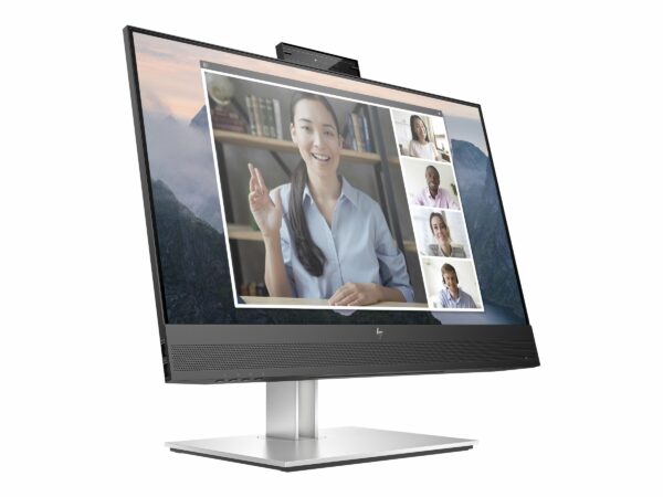 HP E24mv G4 E-Series écran LED 23.8" 1920 x 1080 Full HD (1080p) @ 60 Hz IPS 250 cd/m² 1000:1 5 ms HDMI, VGA, DisplayPort haut-parleurs argent/noir – Image 3