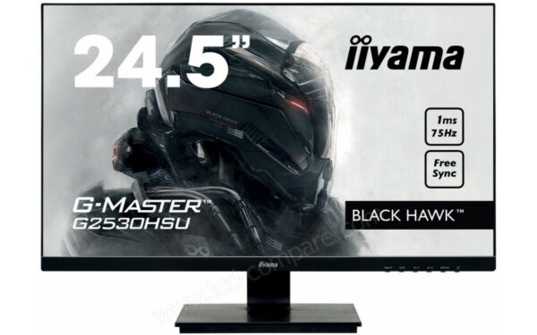 Iiyama G-MASTER Black Hawk G2530HSU-B1 Écran LED 24.5" 1920 x 1080 Full HD (1080p) - VENDU SANS PIED